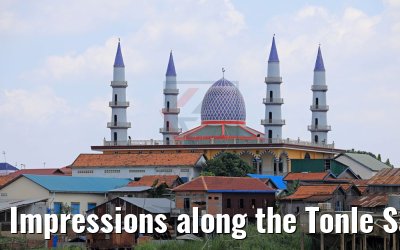 Impressions along the Tonle Sap River in Cambodia 12.04.2017