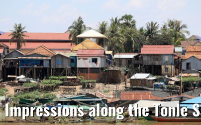 Impressions along the Tonle Sap River in Cambodia 12.04.2017