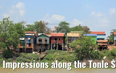 Impressions along the Tonle Sap River in Cambodia 12.04.2017