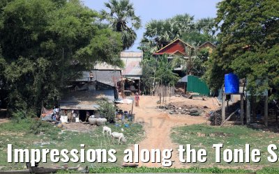 Impressions along the Tonle Sap River in Cambodia 12.04.2017