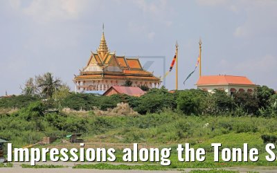 Impressions along the Tonle Sap River in Cambodia 12.04.2017