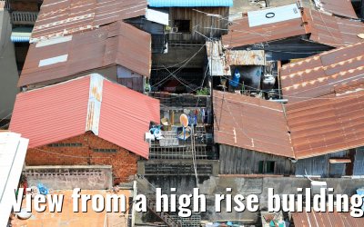 View from a high rise building in Phnom Penh 12.04.2017