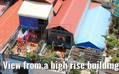 View from a high rise building in Phnom Penh 12.04.2017