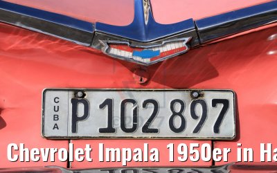 Chevrolet Impala 1950er in Havanna 08.12.2017