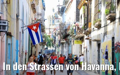 In den Strassen von Havanna, Kuba 08.12.2017