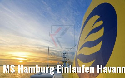 MS Hamburg Einlaufen Havanna 08.12.2017