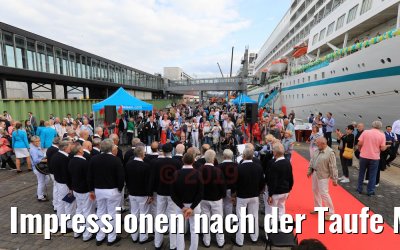 Impressionen nach der Taufe MS Amera 16.08.2019