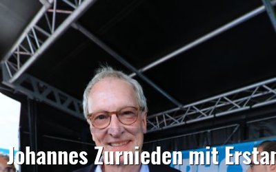 Johannes Zurnieden mit Erstanlauf-Plakette MS Amera 16.08.2019 Bremerhaven