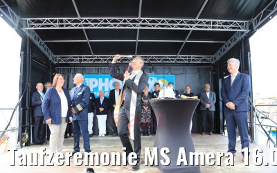 Taufzeremonie MS Amera 16.08.2019 Bremerhaven