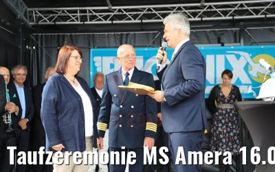 Taufzeremonie MS Amera 16.08.2019 Bremerhaven