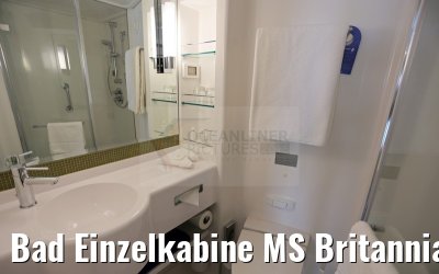 Bad Einzelkabine MS Britannia