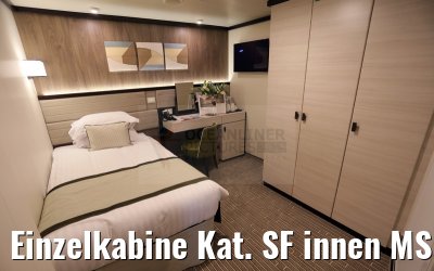 Einzelkabine Kat. SF innen MS Britannia