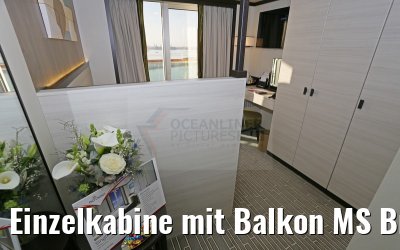 Einzelkabine mit Balkon MS Britannia Kat. QF