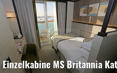 Einzelkabine MS Britannia Kat. QF mit Balkon