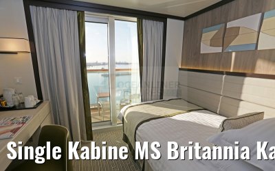 Single Kabine MS Britannia Kat. QF mit Balkon