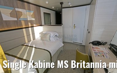 Single Kabine MS Britannia mit Balkon Kat QF