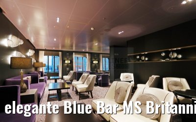 elegante Blue Bar MS Britannia Deck 5