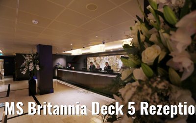 MS Britannia Deck 5 Rezeption