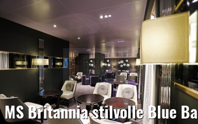 MS Britannia stilvolle Blue Bar Deck 5