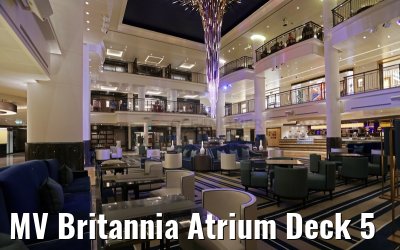 MV Britannia Atrium Deck 5