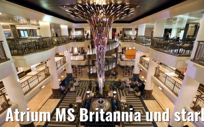 Atrium MS Britannia und starburst Kronleuchter 10.03.2015
