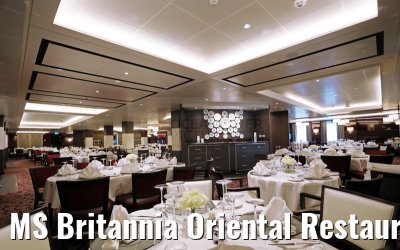 MS Britannia Oriental Restaurant Deck 6