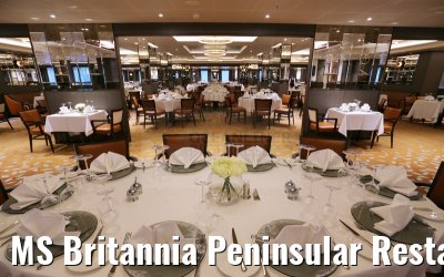MS Britannia Peninsular Restaurant 10.03.2015