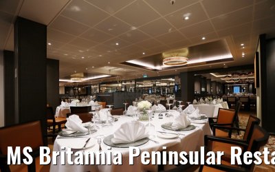 MS Britannia Peninsular Restaurant 10.03.2015