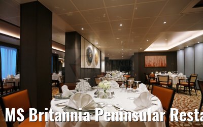 MS Britannia Peninsular Restaurant 10.03.2015