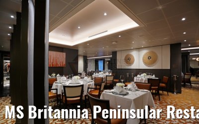 MS Britannia Peninsular Restaurant 10.03.2015