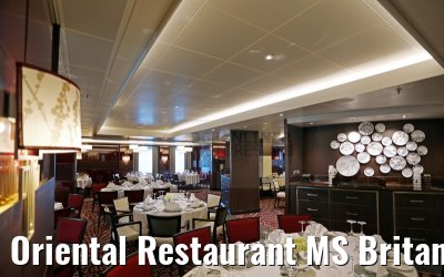 Oriental Restaurant MS Britannia 10.03.2015