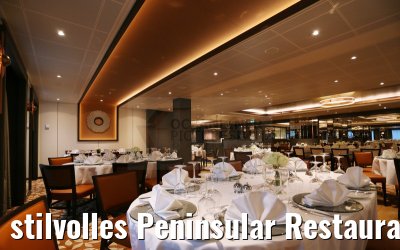 stilvolles Peninsular Restaurant MS Britannia Deck 6