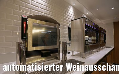 automatisierter Weinausschank Horizon Restaurant MS Britannia