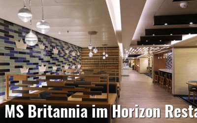 MS Britannia im Horizon Restaurant 