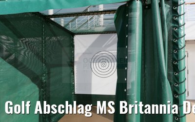 Golf Abschlag MS Britannia Deck 18