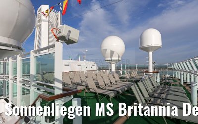 Sonnenliegen MS Britannia Deck 18