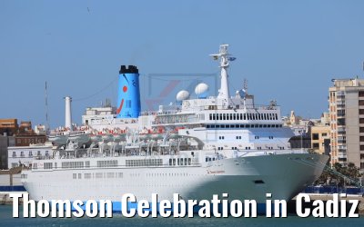 Thomson Celebration in Cadiz 08.05.2017
