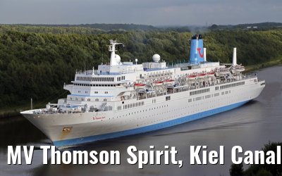 MV Thomson Spirit, Kiel Canal transit, 21. June 2014
