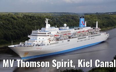 MV Thomson Spirit, Kiel Canal transit, 21. June 2014