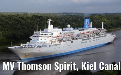 MV Thomson Spirit, Kiel Canal transit, 21. June 2014