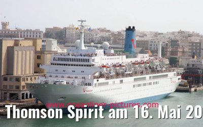 Thomson Spirit am 16. Mai 2006 in Cadiz