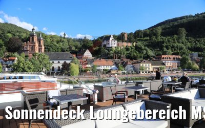 Sonnendeck Loungebereich MS Treasures 05.07.2020