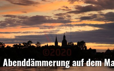 Abenddämmerung auf dem Main 02.07.2020