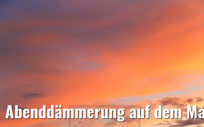 Abenddämmerung auf dem Main 02.07.2020