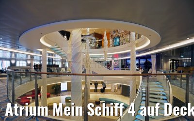 Atrium Mein Schiff 4 auf Deck 4