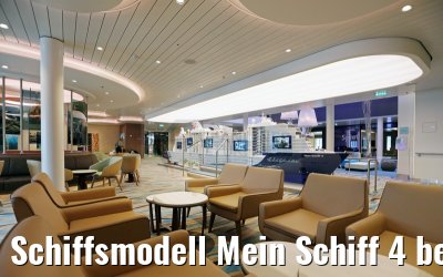 Schiffsmodell Mein Schiff 4 bei Waterkant Bar