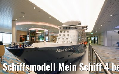 Schiffsmodell Mein Schiff 4 bei Waterkant Bar