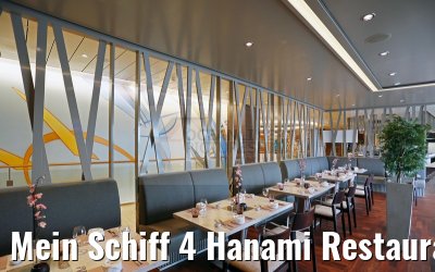 Mein Schiff 4 Hanami Restaurant