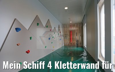 Mein Schiff 4 Kletterwand für Kinder