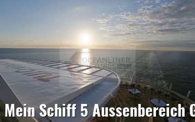 Mein Schiff 5 Aussenbereich GOSCH am Abend